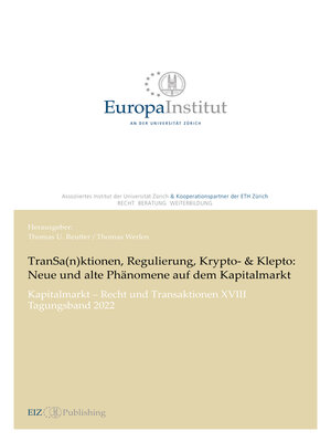 cover image of TranSa(n)ktionen, Regulierung, Krypto- & Klepto